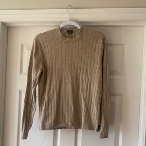 Todd Snyder Tan Ribbed Men's Sweater Sz Small.